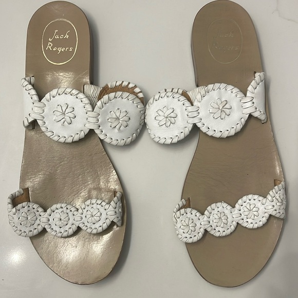 Jack Rogers Sandals -White -Size 9 - Picture 2 of 6